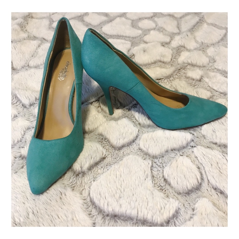 Teal Blue Pumps
